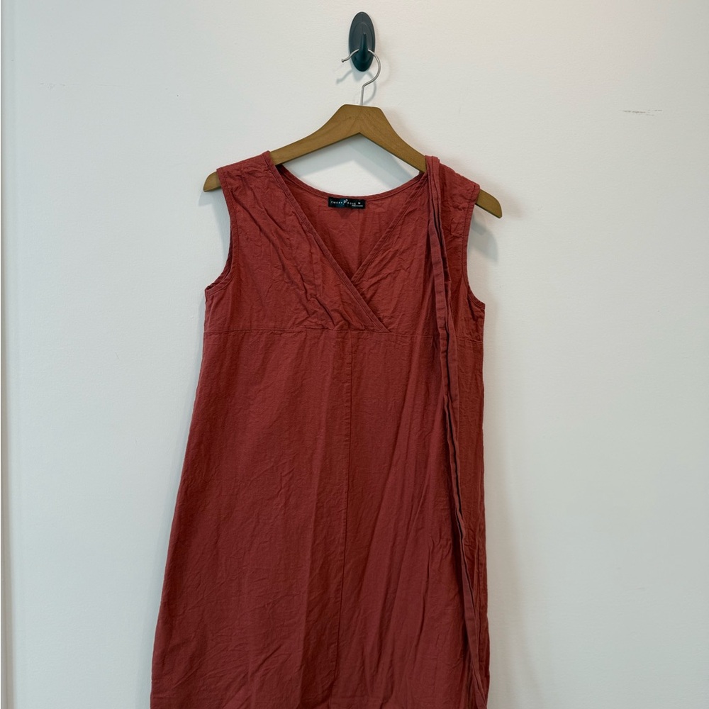 SHEIN Rust Sleeveless Mini Dress